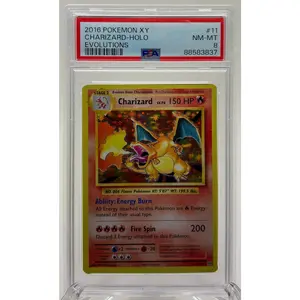 Charizard #11 Pokemon Evolutions PSA 8 Pokemon TCG Card