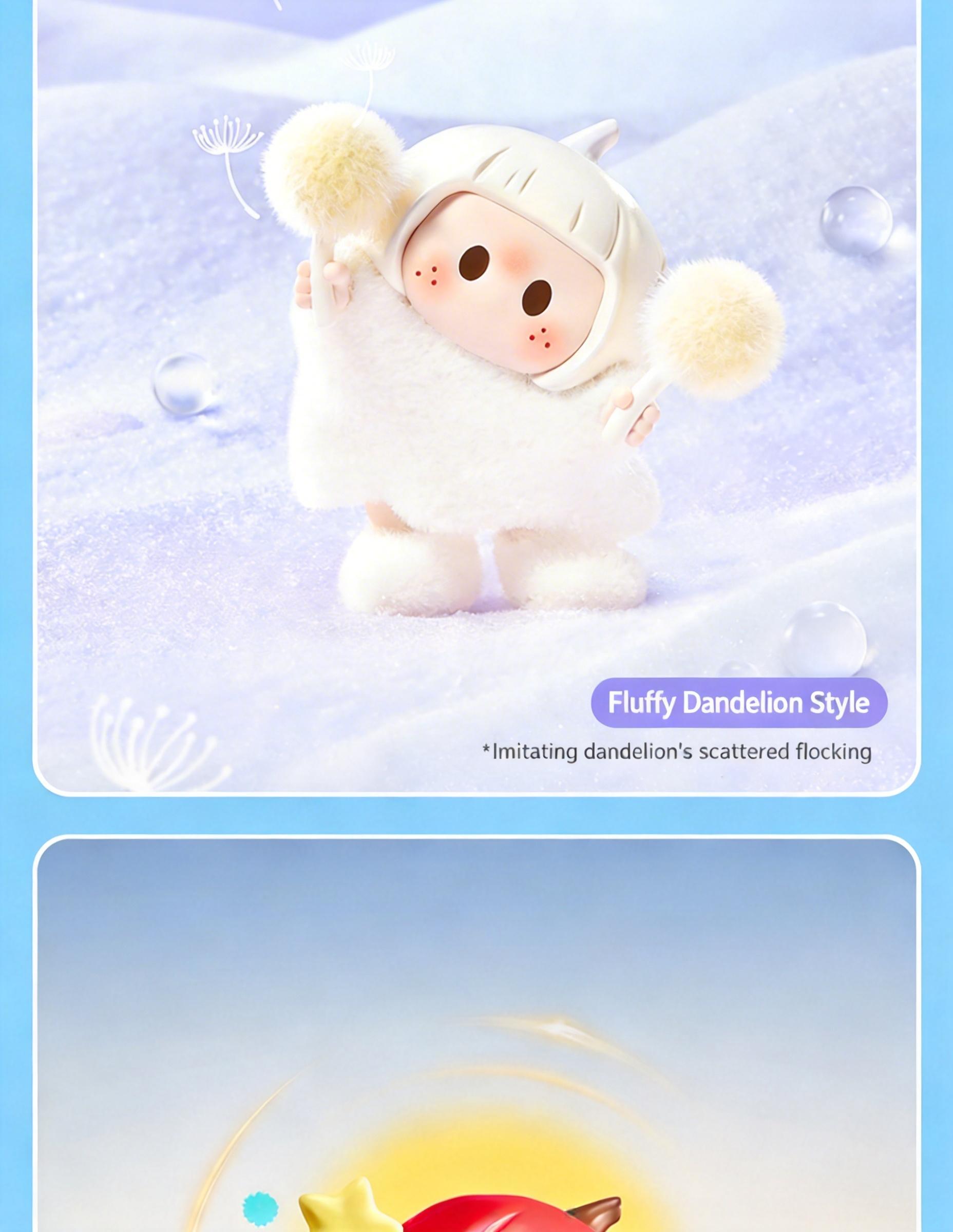 MINISO YOYO Cute Tilting Series Icon Box Blind Box Figurine “Rururu Sauce” Trendy Collectible Figurine Ornament Birthday Gift