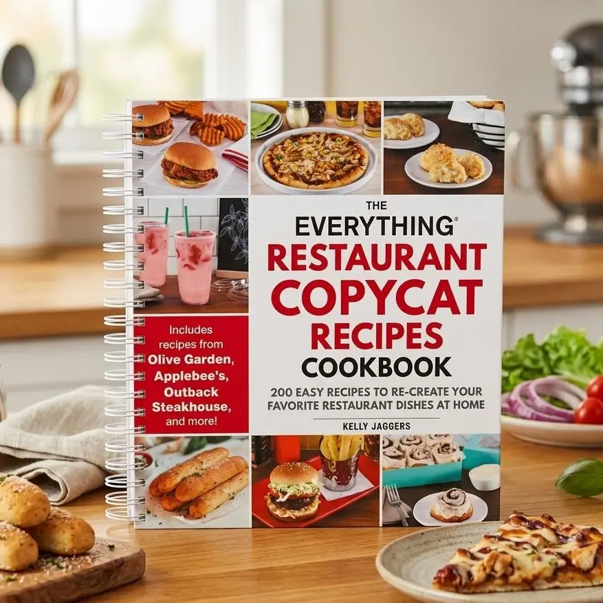 Easy Restaurant Copycat Cookbook | 200 Fast Recipes for Burgers, Pizza, Pancakes, Breadsticks & More