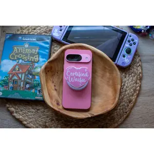 Certified Waifu Phone Grip and Magsafe Converter Base | Glitter Epoxy Front | 2.5" x 2"