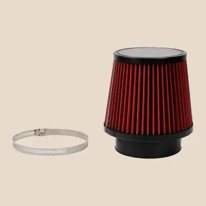 Car Modification Parts Air Filter Mushroom Head Mushroom Head Air Filter 100mm Filter 76mm
