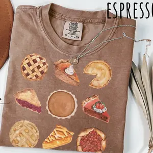 Comfort Colors Pumpkin Pie Shirt,Fall Shirt,Thanksgiving Gift,Thanksgiving Shirt,Thanksgiving tshirt for Women,Fall Apparel,Fall T-shirt