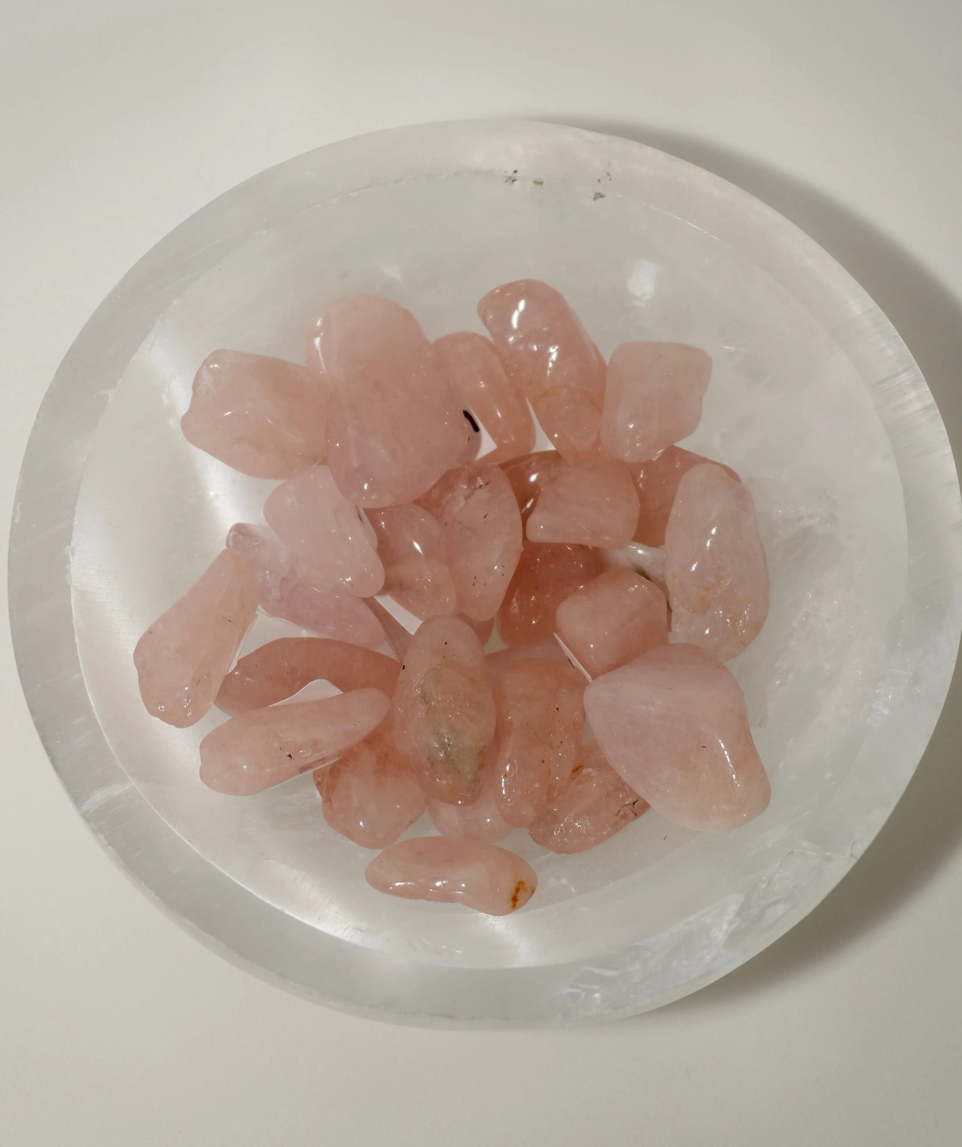 High Grade AA Morganite Tumbled