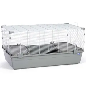 Prevue Pet 5524 Ranch Universal Small Animal Home, Gray & White