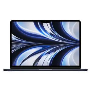 Refurbished Apple MacBook Air 13.6" Liquid Retina Display 8 CPU/10 GPU 16GB RAM 512GB SSD Midnight 2022 with M2 Chip & Laptop Charger Accessory | (Eco-Friendly Condition)