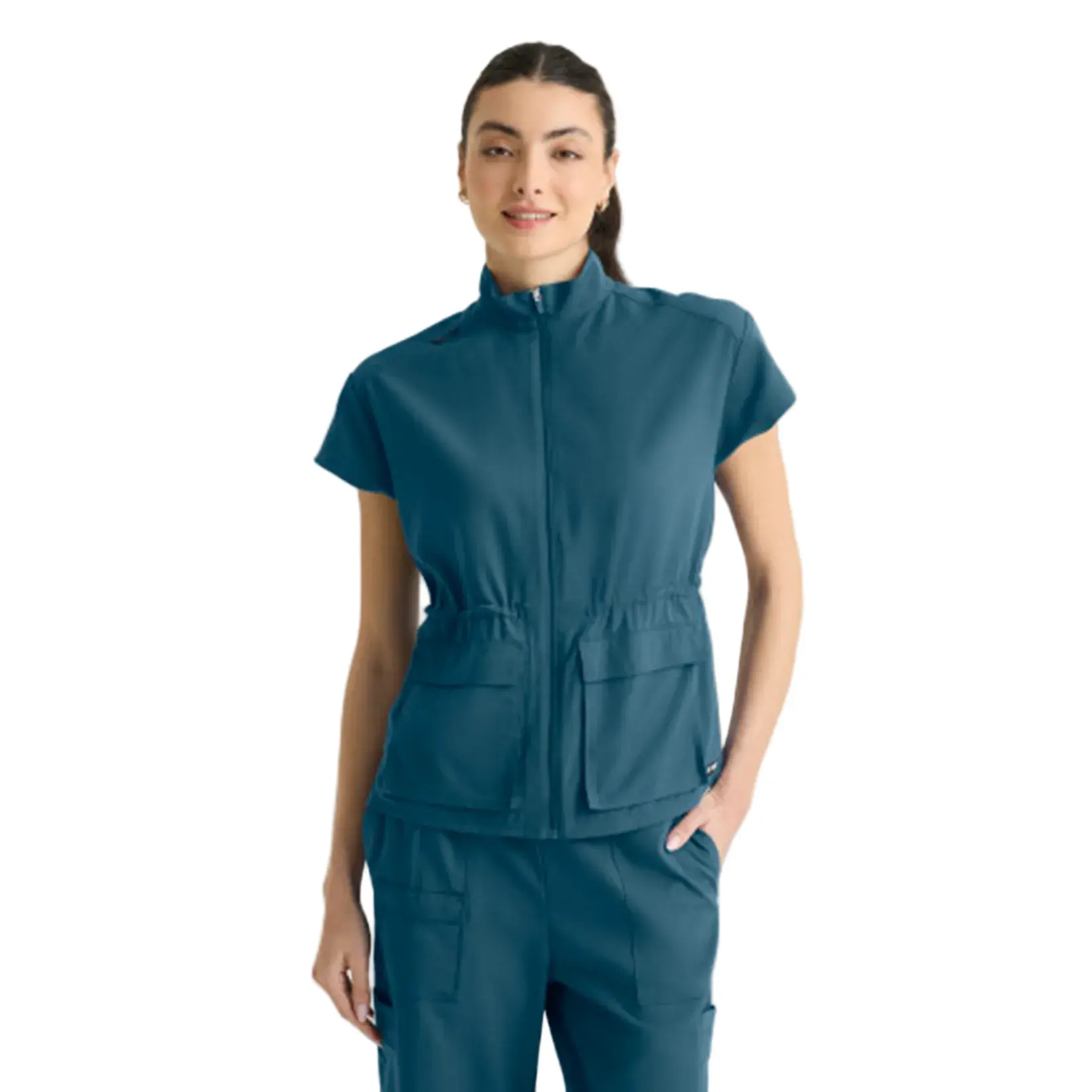 Grey's Anatomy™ Spandex Stretch Women's Nina 2-Pocket Scrub Top