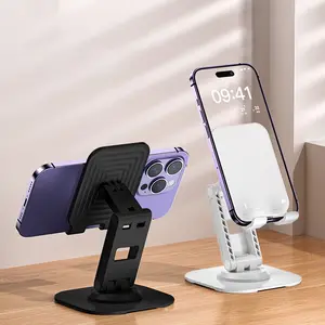 Portable Invisible Multifunctional Phone Holder, Foldable Live Stream Desktop Stand, Universal Tiktok Tablet Mount for Home Use