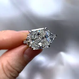 The Radeen Flash is as good as the ice white zircon open ring for women Princess square fashion ring jewelry engagement ring