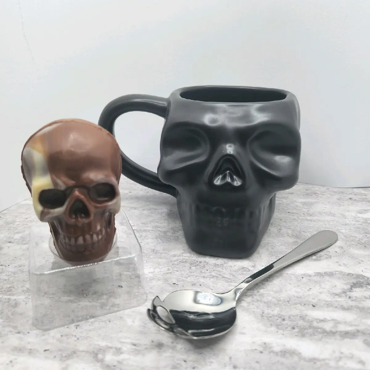 Gothic Christmas Skeleton Hot Chocolate Bomb Gift Set