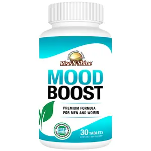 Mood Boost by Rise-N-Shine – Natural Supplement to Support Calm, Relaxation & Positive Energy
