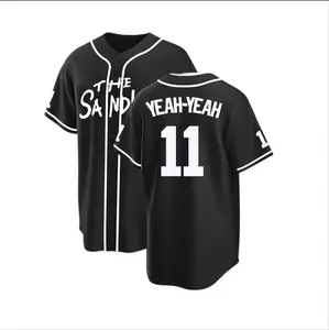 The Sandlot Baseball Jersey,Benny 'The Jet' Rodriguez #30 Button Down Short Sleeve,90s Classic Men Legend Jerseys #Baseball