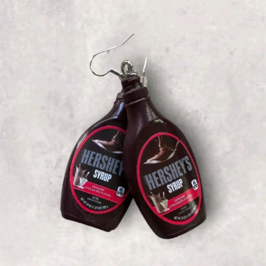 Chocolate Earrings, Food Earrings, Snack Earrings, Fun Earrings, Mini Brand Earrings, Cute Earrings, Novelty Earrings