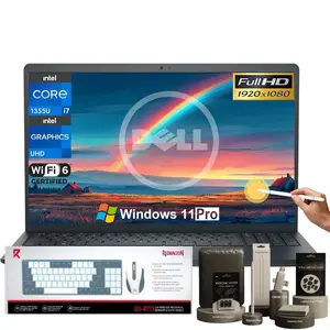 Dell 15 Touchscreen Laptop Computer for Business - Intel 10-Core i7-1355U (Up to 5.0GHz), 64GB DDR4 RAM, 2TB SSD, 15.6" FHD Anti Glare Display, Intel UHD Graphics, Wi-Fi 6, Win 11 Pro