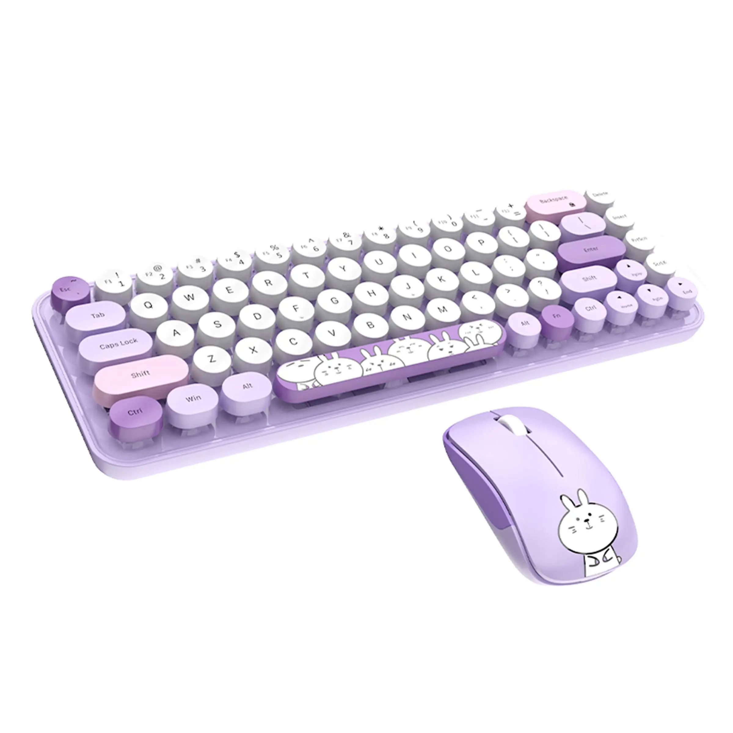Lion Rabbit Keyboard Mofii Cute Rabbit Wireless Keyboard Mouse Set - TikTok Shop