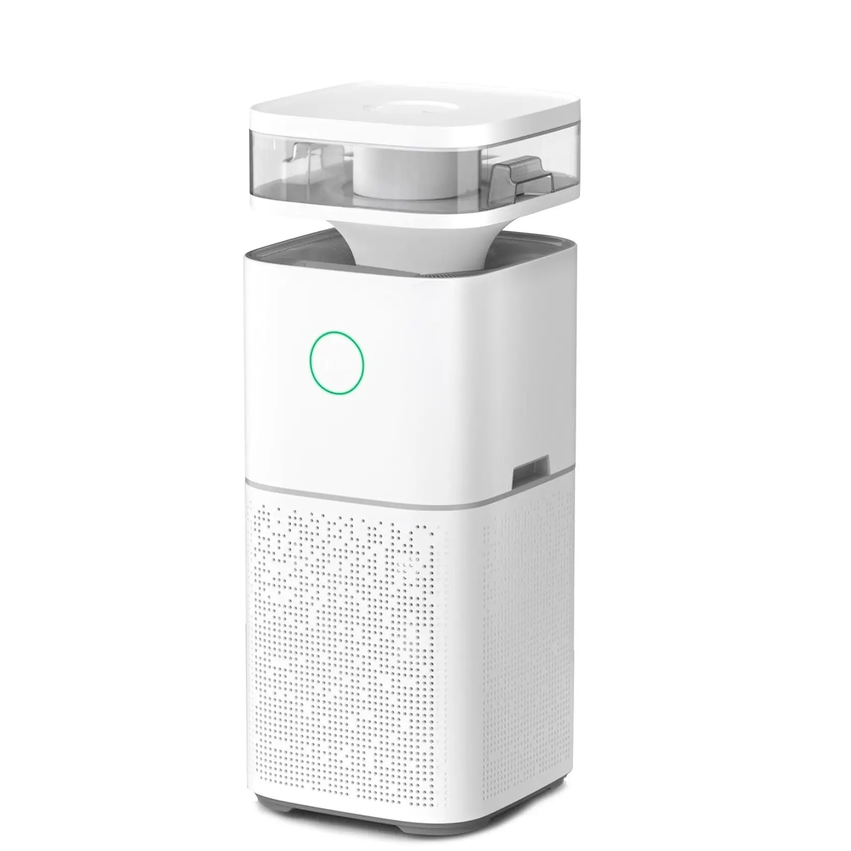 Air Purifier with Humidifier - 3-Stage H13 HEPA Filter, Ultrasonic Cool Mist, VOC & Humidity Sensors - 4 Fan and 4 Mist Modes, 23dB Sleep Mode, Top-Fill Tank - Smart Air Purifier for Bedroom, Home Office, Apartment & Dorm