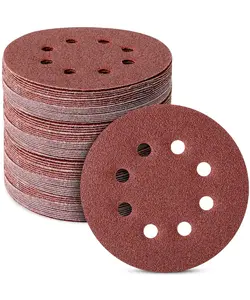 - Sanding Discs, 5 Inch 8 Hole Sanding Discs, 100 Pack, Grits 60 120 240 400 600 800 1000 1200 1500 2000, Sanding Pads, Hook and Loop Sanding Disc, Round Sandpaper Discs, 5 inch Sanding