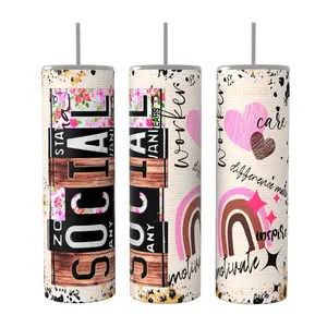 Social Worker 20 oz Tumbler Insulated Skinny