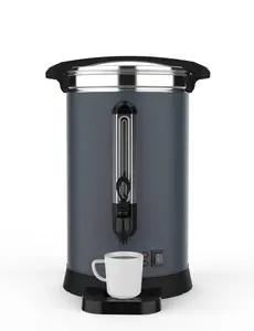 GARVEE 120 Cup Coffee Urn, 18L/4.8Gal Large Capacity Stainless Steel Hot Beverage Dispenser, Fast Brew Rapid Extraction, Auto Temperature Control Faucet, Commercial Hot Water Urn for Party Buffet Catering