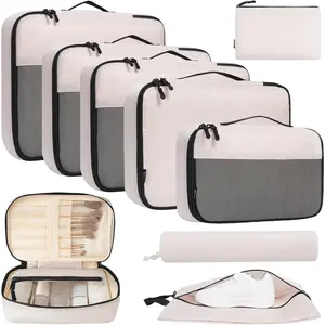 BAGAIL 8 Set/9 Set Packing Cubes Luggage Packing Organizer for Travel, Suitcase Packing Bags for Travel Accessories BAGAIL
