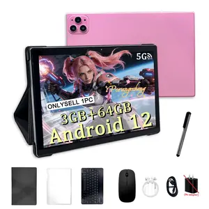 10.1 Inch Android  Tablet PC – 1TB Expandable, 5G WiFi, Full HD Touchscreen, Tablet with Keyboard – Includes Keyboard, Mouse, Stylus & Headphones for Work & Entertainment – Learning Entertainment Tablet