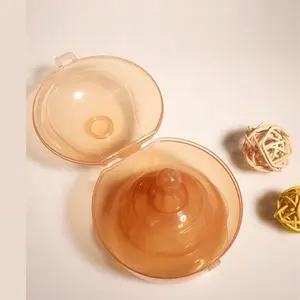 Silicone Nipple Shields with Box, Breastfeeding Nipple Protectors, Soft Nipple Covers, Comfortable Nursing Helper for New Moms
