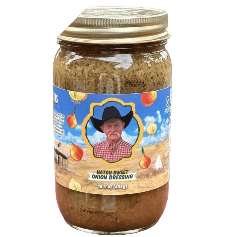 Kent Rollins Hatch Sweet Onion Dressing 16 fl oz Gluten Free Dairy Free with Avocado Oil for Salads & Marinate