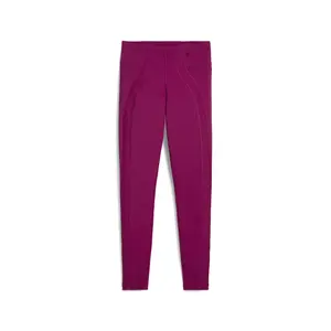 PUMA Womens Studio Cloudspun Rib High Waist Leggings Training Casual - Purple