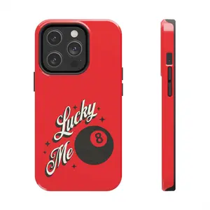 Billiard Ball Number 8 BblackThemed Phone Case Premium Matte Texture, Protection, Shockproof, Anti-Drop, Anti-Fingerprint For IPhone 17-12, Pro Max, Pro Plus, and Samsung S25-22 Protection Safety