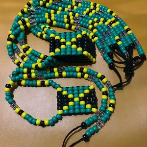 Flag Bead Lanyard (Deluxe)