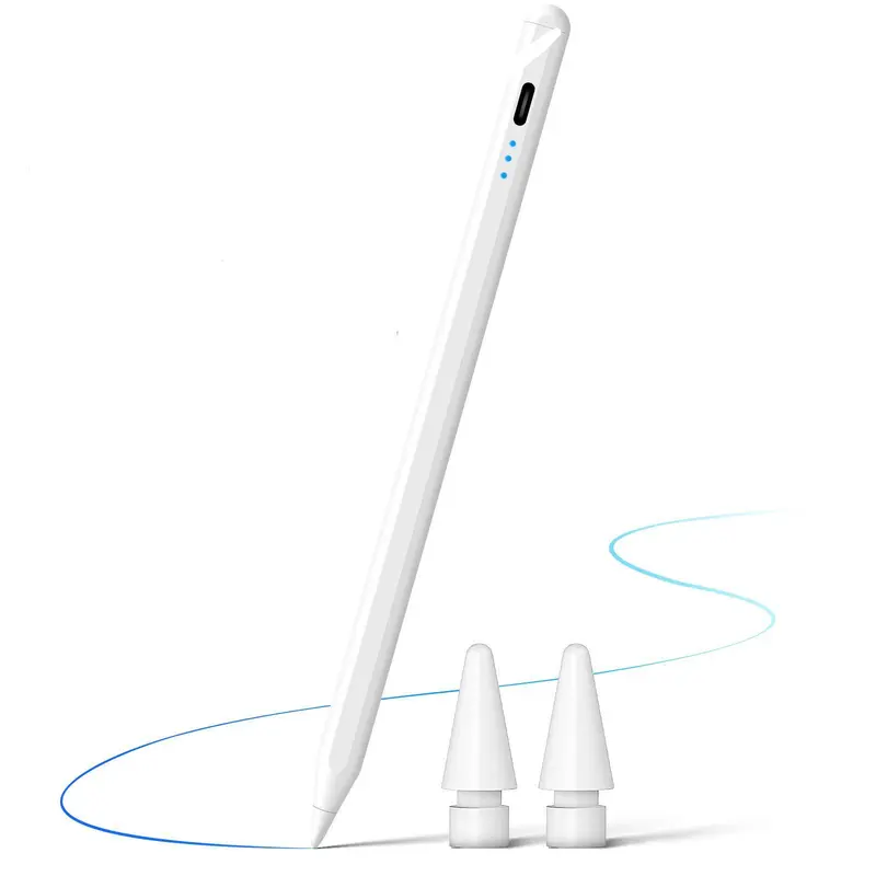 Stylus Pen for iPad 9th&10th Generation - iPad Pencil 2nd Generation, Fast Charge Active Pencil Compatible with 2018-2025 Apple iPad Pro11&12.9 inch, iPad Air 3/4,iPad 6/7/8/9/10,iPad Mini 5/6 Gen-Pink