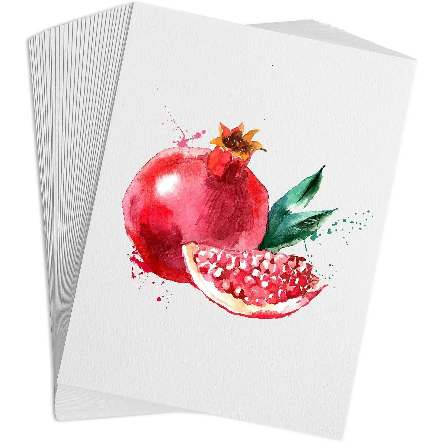 Cotton Watercolor Paper Cold-Press / 140lb (300gsm) / Acid Free Mixed Media Art Drawing Papers - 30Sheets Pack - 6"X8"