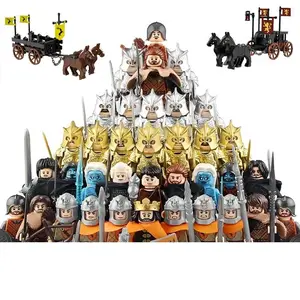 Game of Thrones Set Building Blocks Cersei Lannister Jon Snow Arya Stark Mini Action Figure Bricks Toy