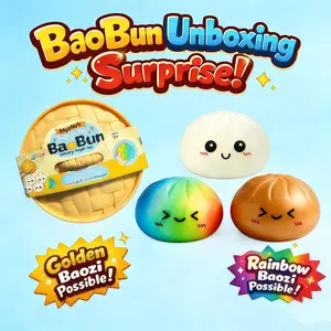 Smiling Expression Large Dumpling - Stress Relief Toy. Made of TPR material, it comes with an exciting opening box. It is used to relieve stress and provide children with a wonderful childhood as well as those of you who still have a childlike heart!