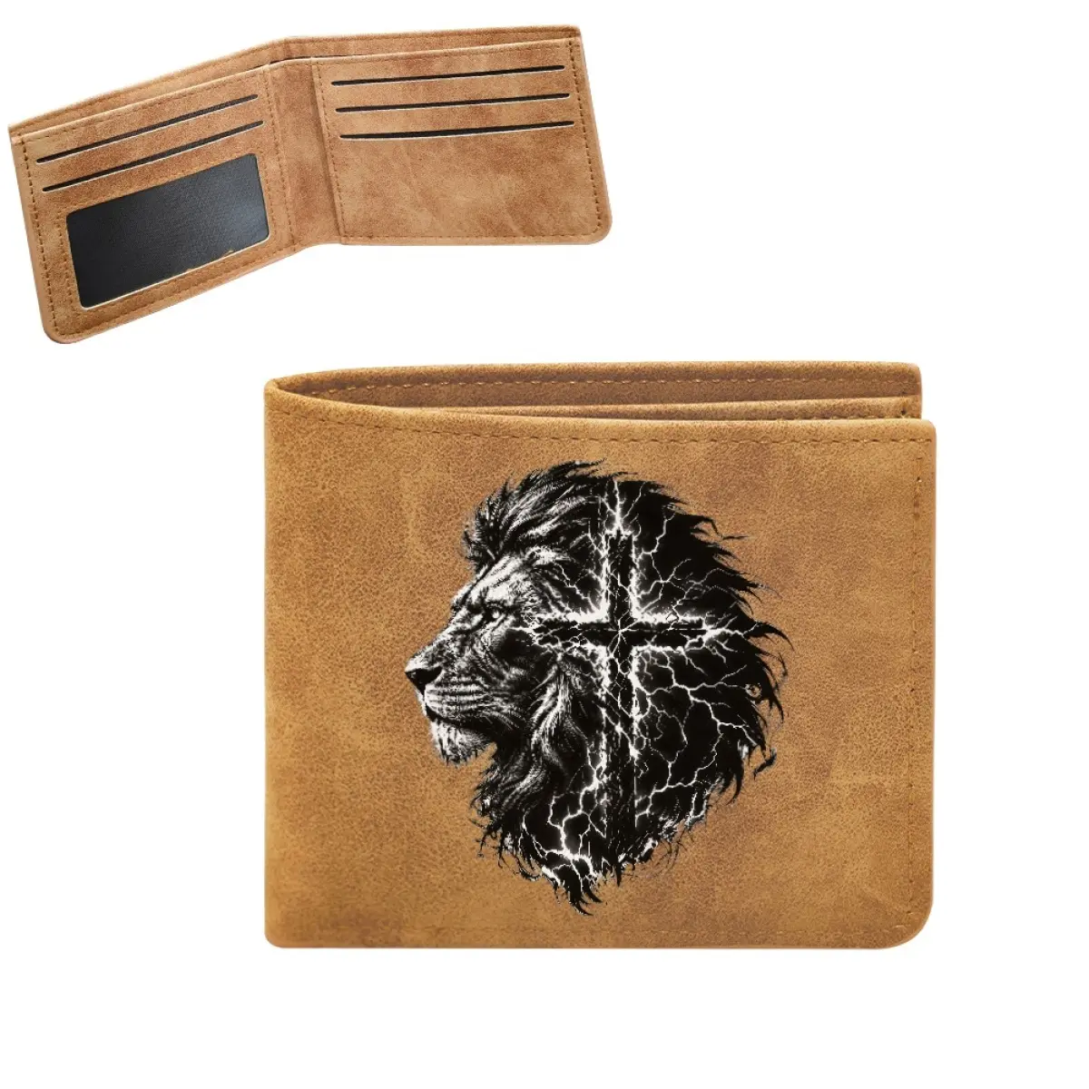 Christian Gifts Wallet for Men - Bifold Multi Card Slots Men Wallet for Christian Gifts - Personalized Wallet for Men Daily Use