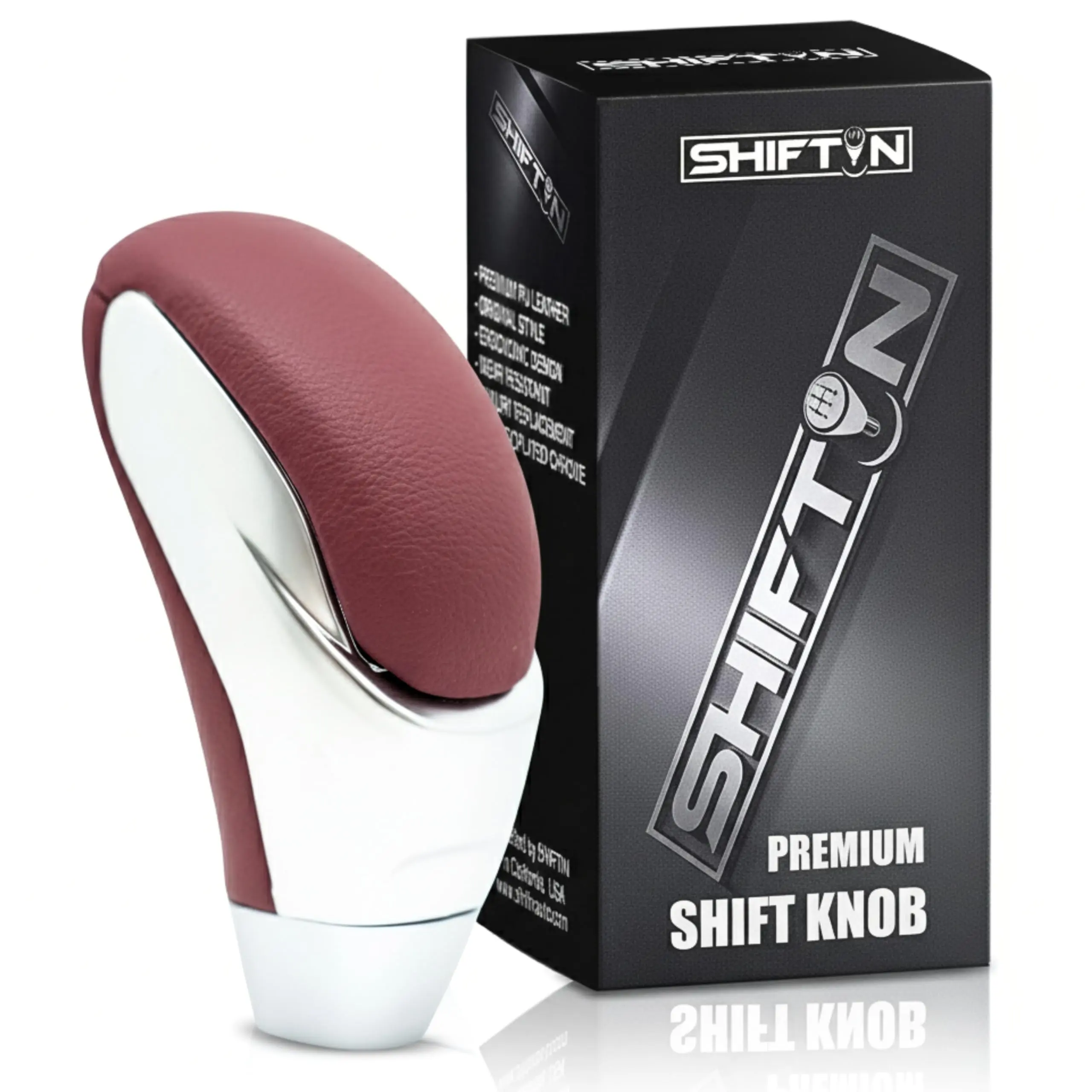 Rioja Red Leather / Silver