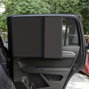Car Magnet Side Window Sunshade Curtain Magnetic Black Shading Net Sunshade Insulation Privacy Curtain Row Car Window Sunshade Curtain Universal