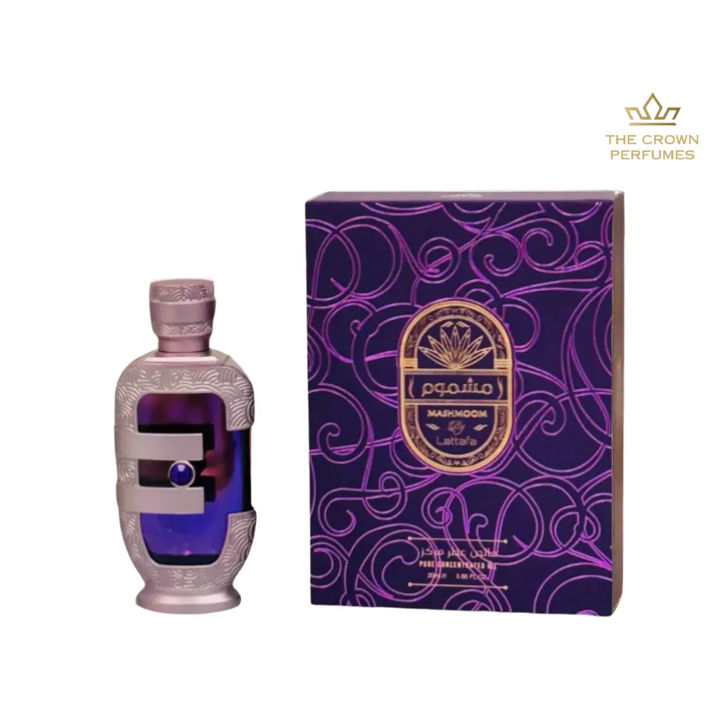 Mashmoom Pure Concentrated Perfumed Oil by Lattafa – 20 ML | Luxurious & Long-Lasting Floral Oriental Scent