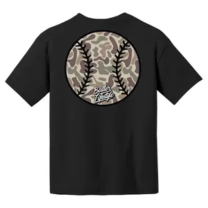 Camo Baseball Baller Lifestyle Youth Merch, Baseball Shirt, Youth Clothes, Trending Kids Shirt, Youth Outdoor Clothing, Back to School Shirt, Gift for Boys, Birthday Gift