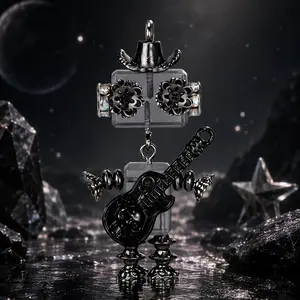 Mewodo MewChord 3-in-1 Handmade Bag Charm Keychain Pendant Necklace