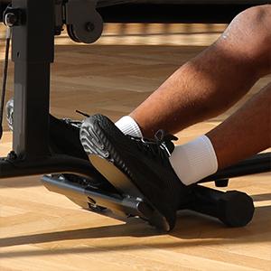 TOUSAINS Foldable Lat Pulldown & Low Row Cable Machine — 330LBS Capacity Foldable LAT Tower for Home Gym, Cable & Row System with Dumbbell Clamps