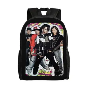 Tokio-Hotel-Backpacks for Girls, Cute School Backpack, Aesthetic Bookbag for Teens, Lightweight Classic Backpack for Travel, Work, Picnic A-2