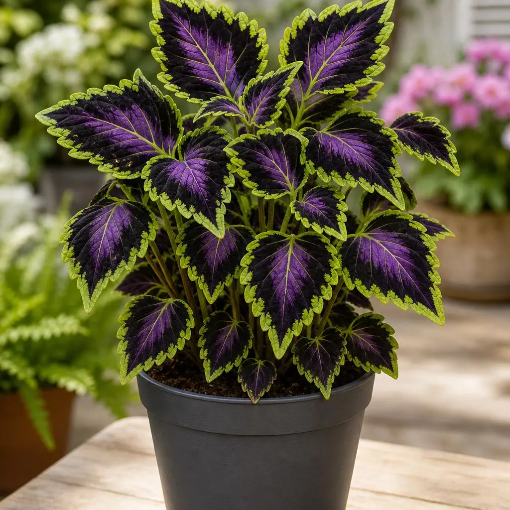 500PCS Hosta Seeds Grow Enchanted Purple Butterfly Foliage, Lifelike Garden Decor