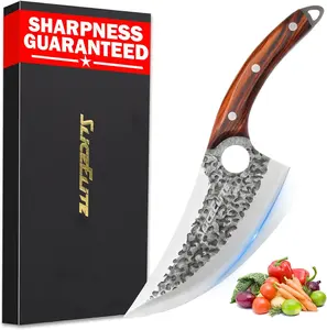 SliceElite Hand-Forged Viking Knife | Precision Boning & Meat-Cutting Tool with Gift Box | Professional Chef Knife for BBQ & Kitchen