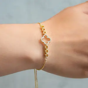 Four Leaf Clover Bracelet