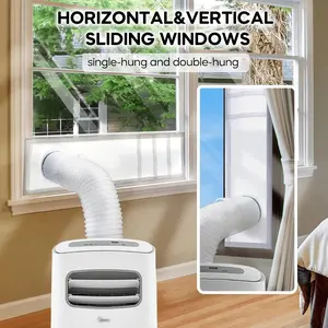 Portable Ac Window Seal, Casement Window Vent Kit for Portable Air Conditioner and Dryer, Easy to Install for Crank Out Skylights Awning Window
