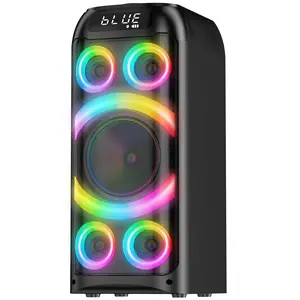 BOHINI Powerful 160W Bluetooth Speaker with Deep Bass & LED Lights | Portable Boombox for Parties & Outdoor Fun