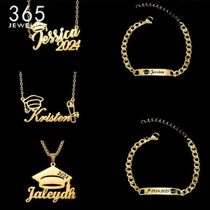 Customized Graduation and Welcome Necklace Bracelet