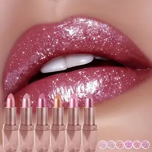 Diamond Pearl Lipstick Balm, Waterproof Long-Lasting, Moisturizing, Perfect for Parties and Daily Use, Ideal Mother's Day Gift