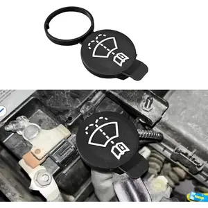 Windshield Wiper Washer Fluid Reservoir Tank Bottle Cap, Car Washer Fluid Cap, 13227300   Reservoir Tank Cap, Windshield Washer Reservoir Cap Replacement for Chevy Buick Cadillac GMC (Black)