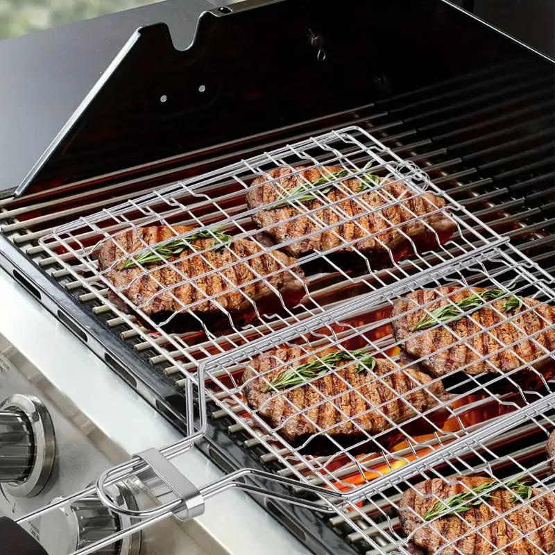 Expanded Outdoor Grill Mesh – Fish Grill Basket for Vegetables, Shrimp & BBQ – Stainless Steel Grilling Rack, Non-Stick BBQ Basket for Veggies, Seafood, Meat – Perfect for Camping, Backyard Grill, Gas & Charcoal Grill Expanded Outdoor Grill Mesh – Fish Grill Basket for Vegetables, Shrimp & BBQ – Stainless Steel Grilling Rack, Non-Stick BBQ Basket for Veggies, Seafood, Meat – Perfect for Camping, Backyard Grill, Gas & Charcoal Grill